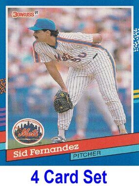 Sid Fernandez Baseball Card Collection